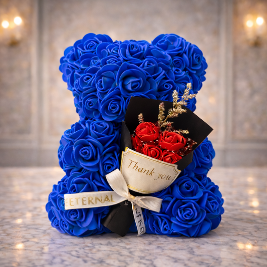 Mon bouquet - Ourson de roses